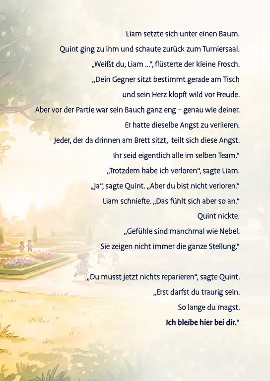 Seite aus dem Buch: Im Garten